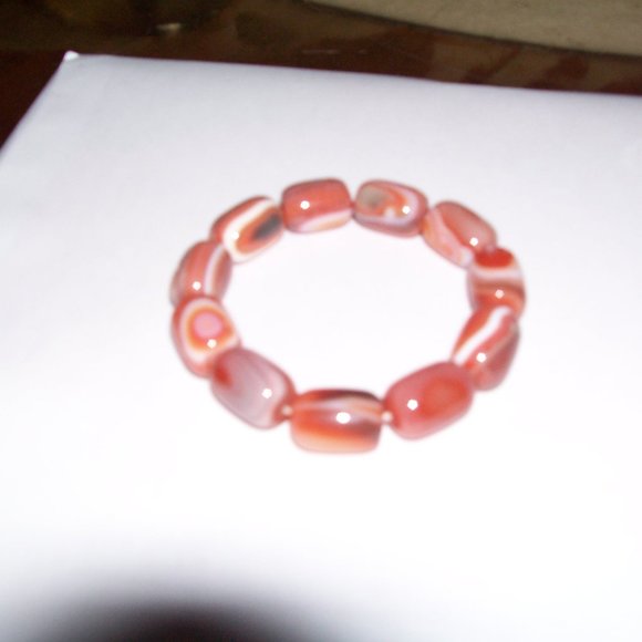 Botswana Agate Bracelet - Picture 1 of 3